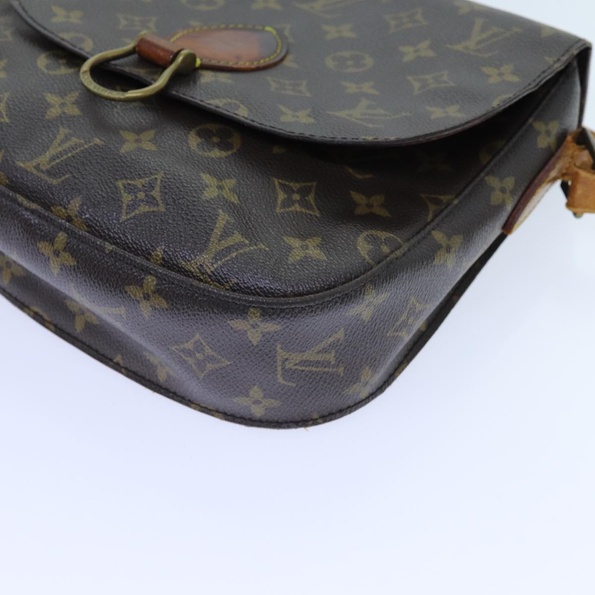 LOUIS VUITTON Monogram Saint Cloud GM Shoulder Bag M51242 LV Auth 70749