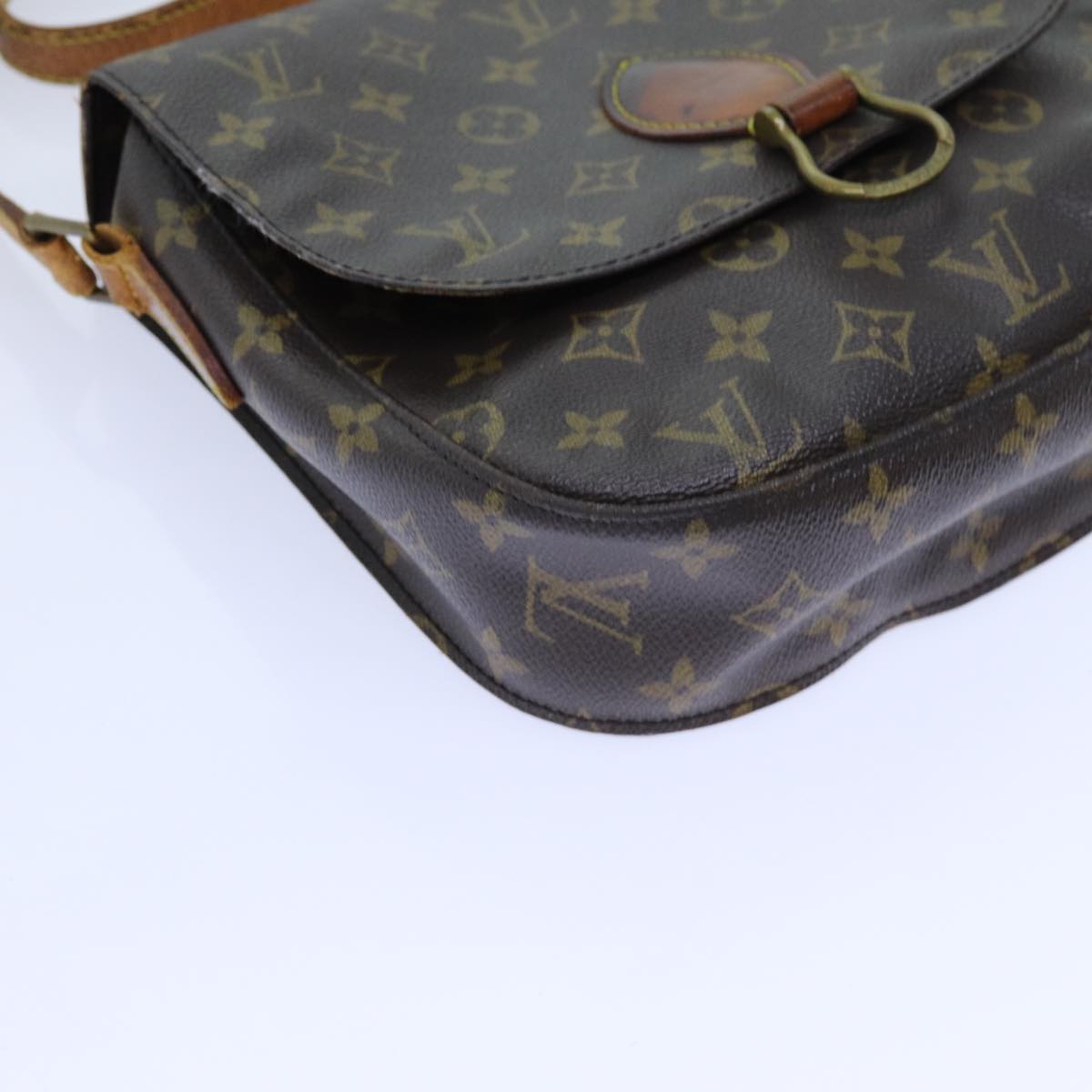 LOUIS VUITTON Monogram Saint Cloud GM Shoulder Bag M51242 LV Auth 70749