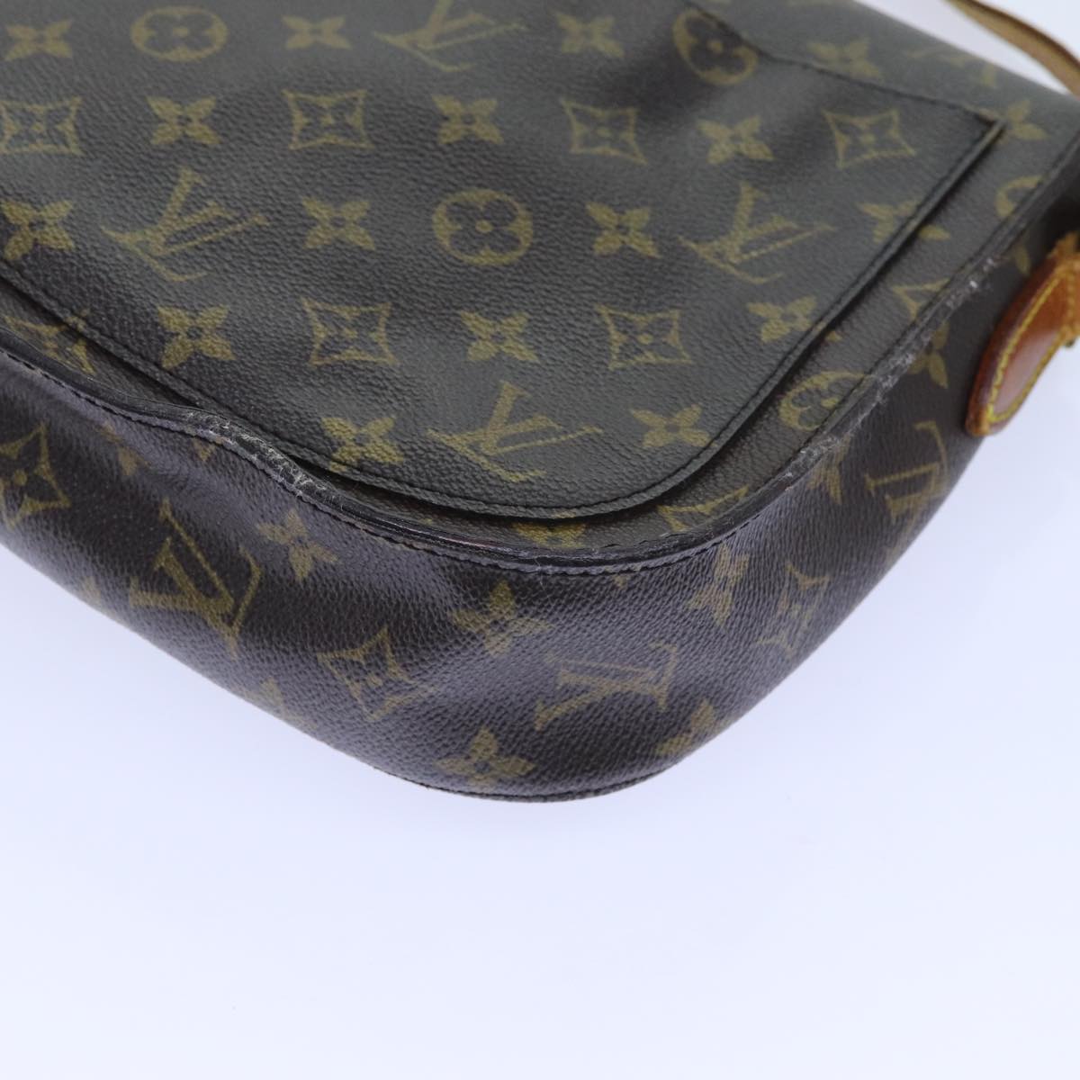 LOUIS VUITTON Monogram Saint Cloud GM Shoulder Bag M51242 LV Auth 70749