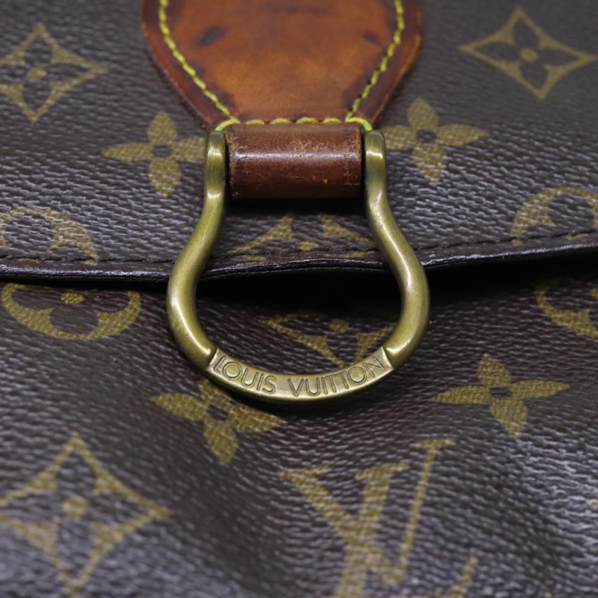 LOUIS VUITTON Monogram Saint Cloud GM Shoulder Bag M51242 LV Auth 70749