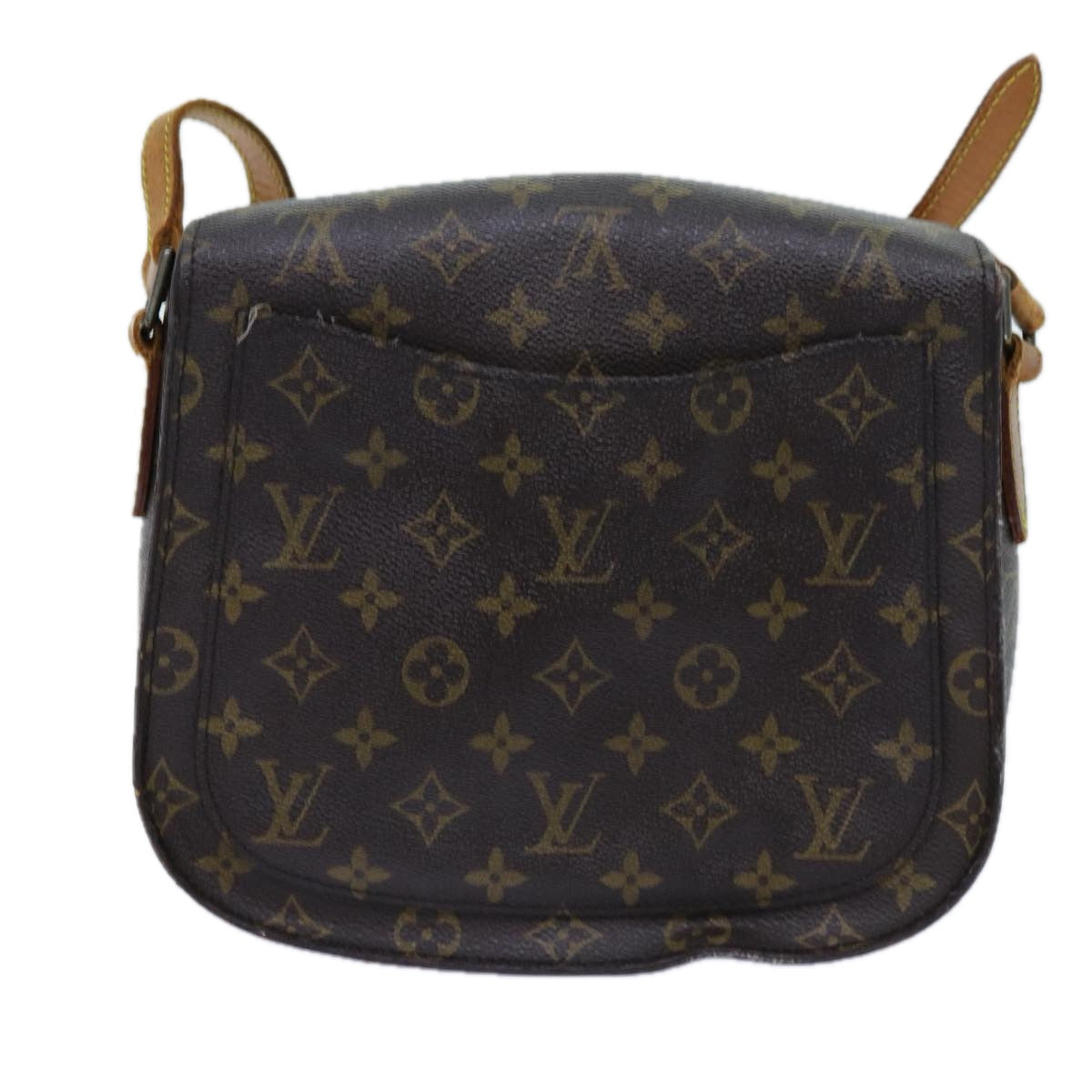 LOUIS VUITTON Monogram Saint Cloud GM Shoulder Bag M51242 LV Auth 70749