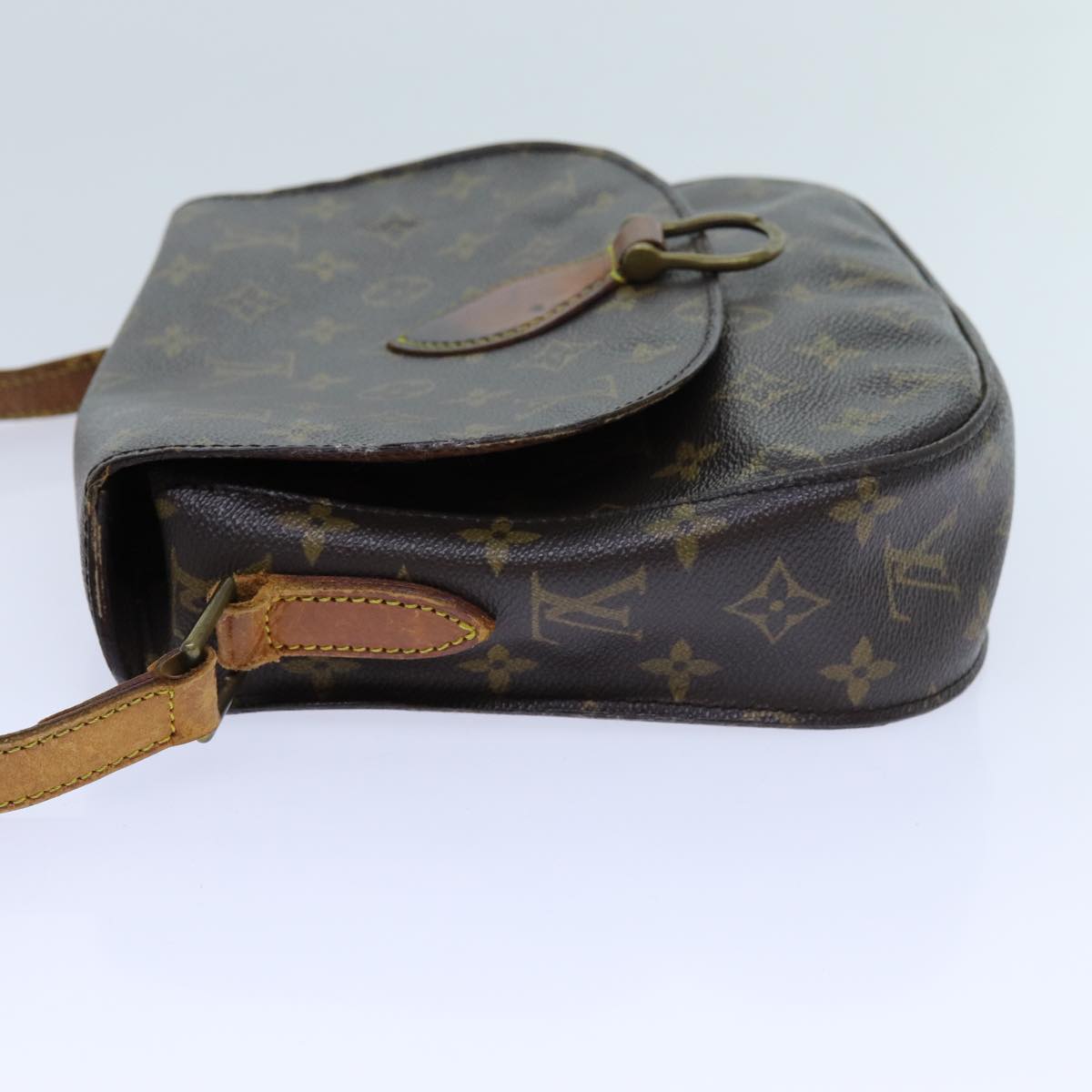 LOUIS VUITTON Monogram Saint Cloud GM Shoulder Bag M51242 LV Auth 70749