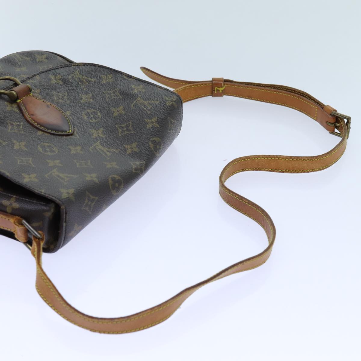 LOUIS VUITTON Monogram Saint Cloud GM Shoulder Bag M51242 LV Auth 70749