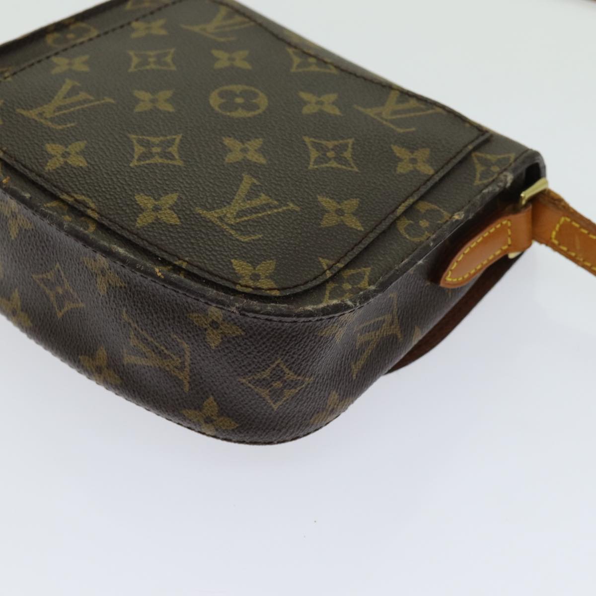 LOUIS VUITTON Monogram Saint Cloud PM Shoulder Bag M51244 LV Auth 70755