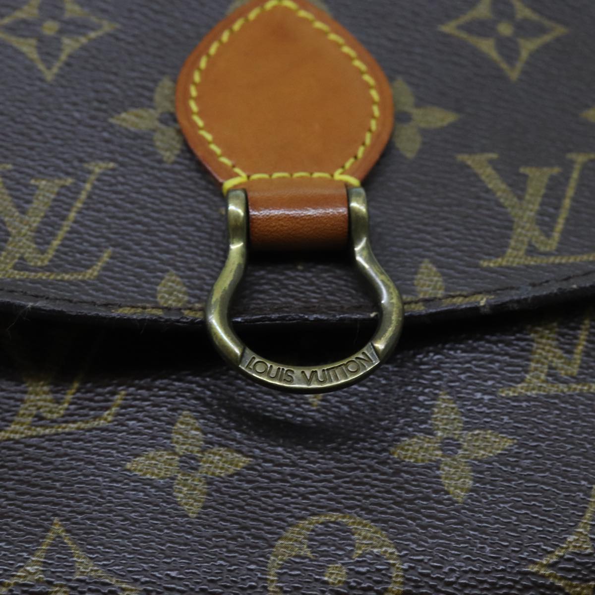 LOUIS VUITTON Monogram Saint Cloud PM Shoulder Bag M51244 LV Auth 70755