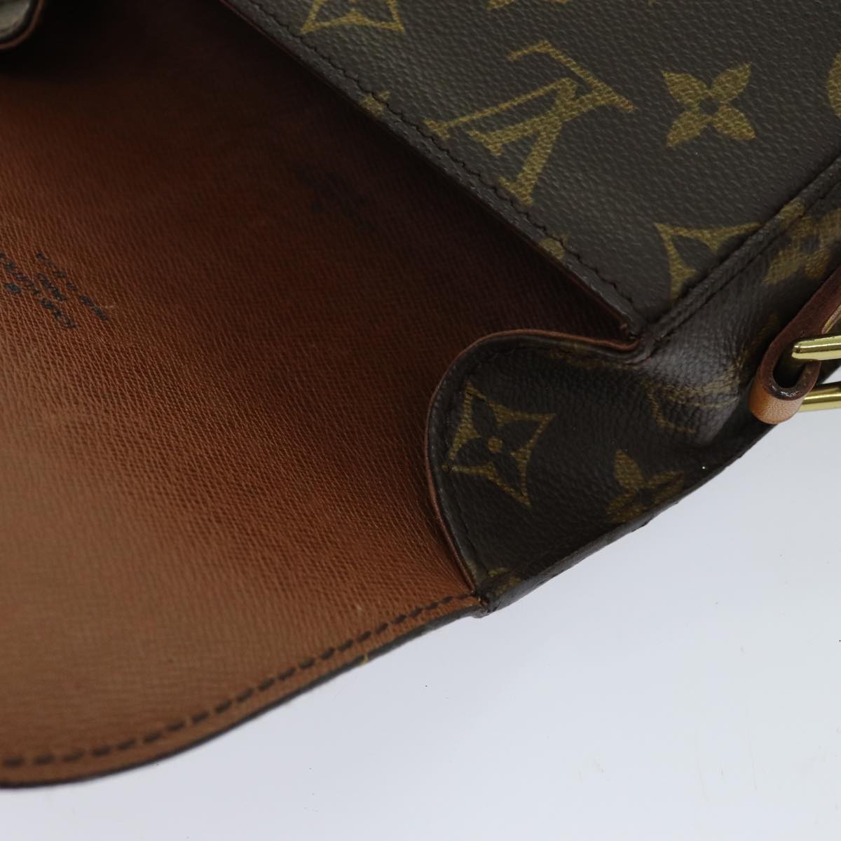 LOUIS VUITTON Monogram Saint Cloud PM Shoulder Bag M51244 LV Auth 70755