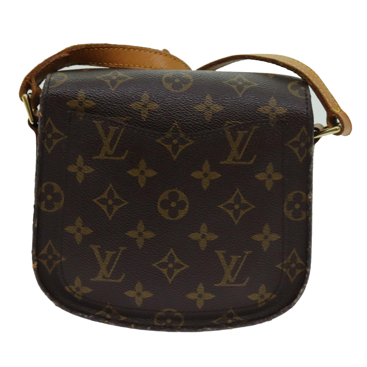 LOUIS VUITTON Monogram Saint Cloud PM Shoulder Bag M51244 LV Auth 70755