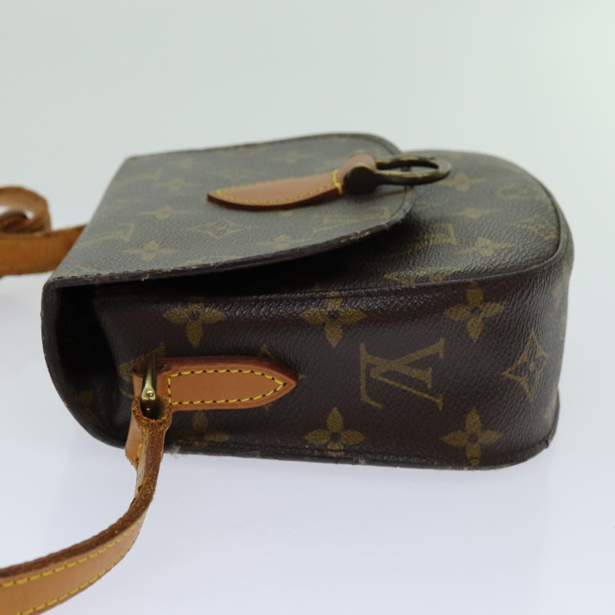 LOUIS VUITTON Monogram Saint Cloud PM Shoulder Bag M51244 LV Auth 70755