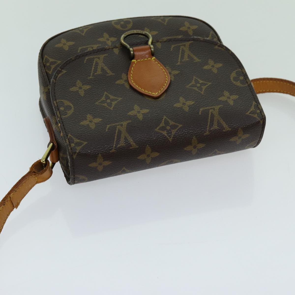 LOUIS VUITTON Monogram Saint Cloud PM Shoulder Bag M51244 LV Auth 70755