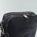 Christian Dior Shoulder Bag Leather Gray Auth 70772A-10