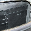 Christian Dior Shoulder Bag Leather Gray Auth 70772A-11