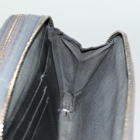 Christian Dior Shoulder Bag Leather Gray Auth 70772M