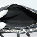 Christian Dior Shoulder Bag Leather Gray Auth 70772A-19