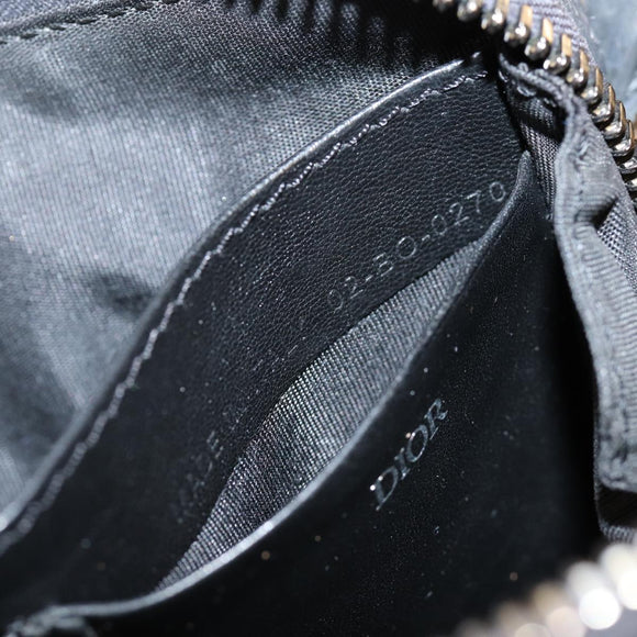 Christian Dior Shoulder Bag Leather Gray Auth 70772M