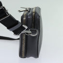 Christian Dior Shoulder Bag Leather Gray Auth 70772M-3
