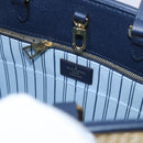 LOUIS VUITTON Monogram Raffia On The Go MM Bag 2way Beige M57723 LV Auth 70773S-10