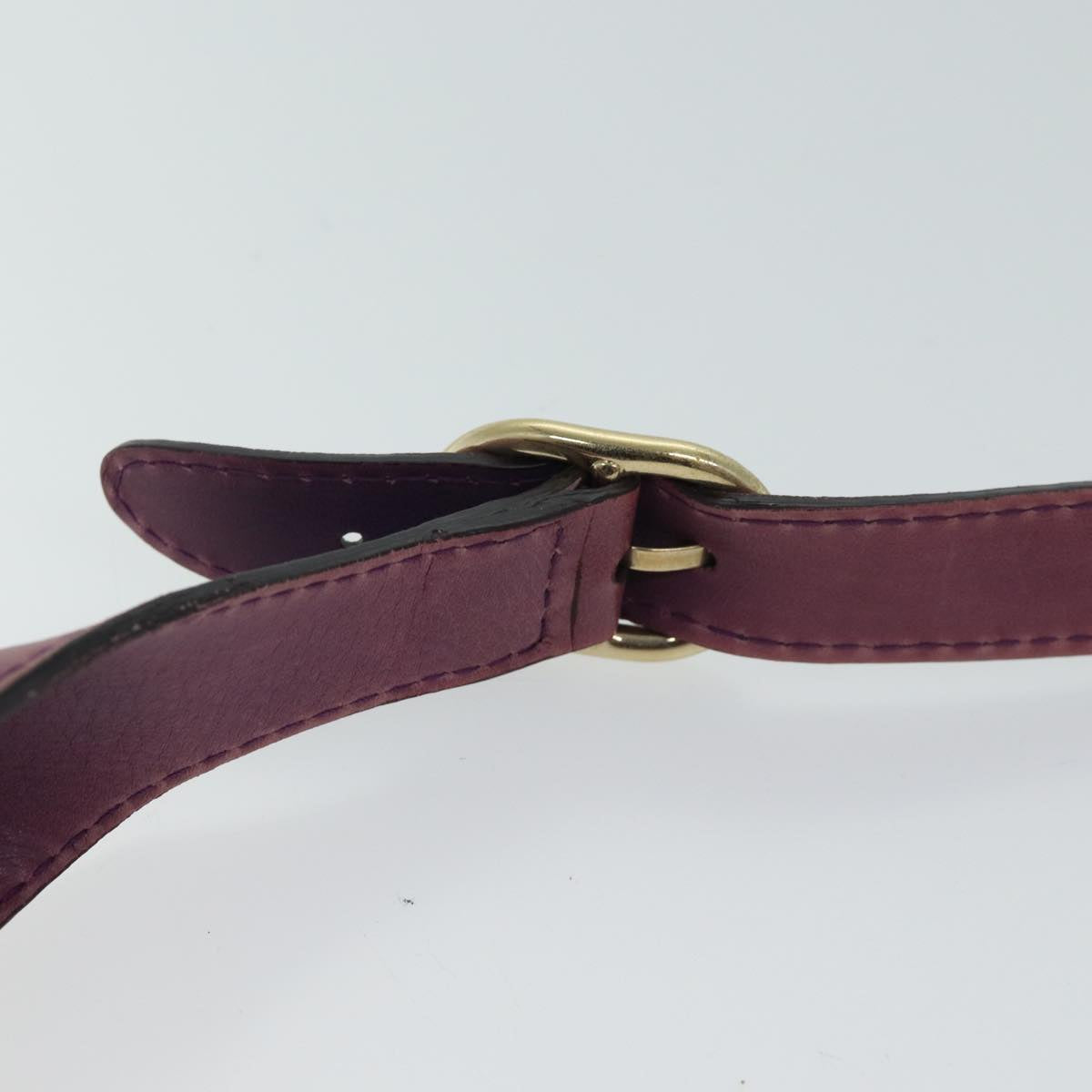 GUCCI Jackie Shoulder Bag Leather Purple 277520 Auth 70782