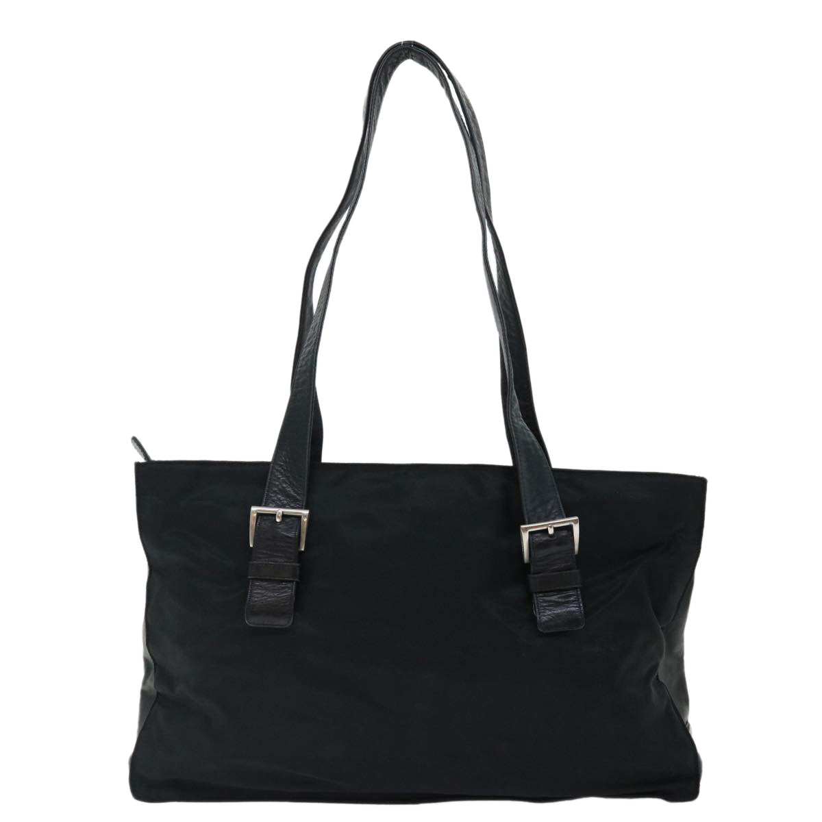 PRADA Shoulder Bag Nylon Black Auth 70790