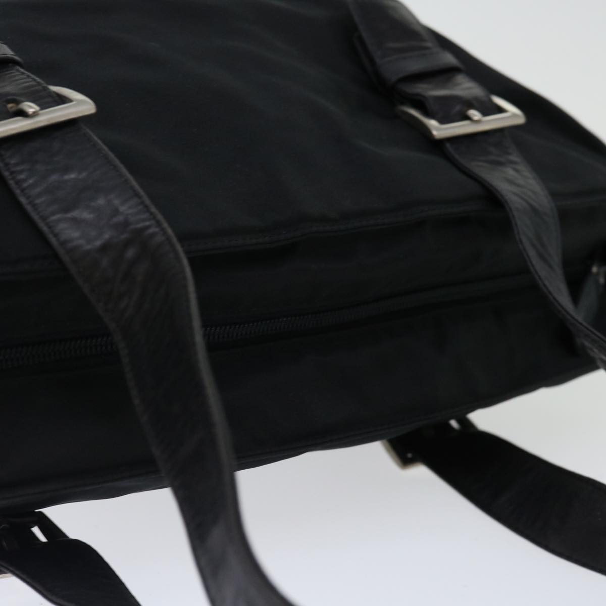 PRADA Shoulder Bag Nylon Black Auth 70790