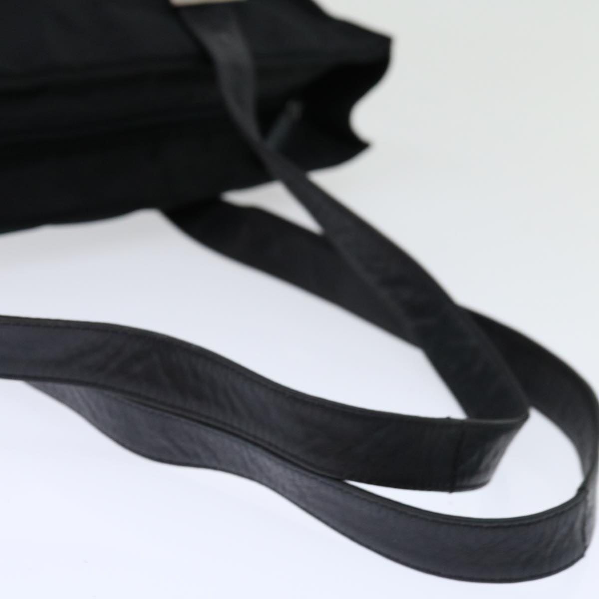 PRADA Shoulder Bag Nylon Black Auth 70790