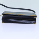 Christian Dior Shoulder Bag Leather Black Auth 70793-6