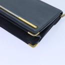 Christian Dior Shoulder Bag Leather Black Auth 70793-8