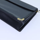 Christian Dior Shoulder Bag Leather Black Auth 70793-16