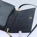 Christian Dior Shoulder Bag Leather Black Auth 70793-9