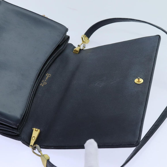Christian Dior Umhängetasche Leder Schwarz Original 70793