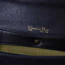 Christian Dior Shoulder Bag Leather Black Auth 70793-18
