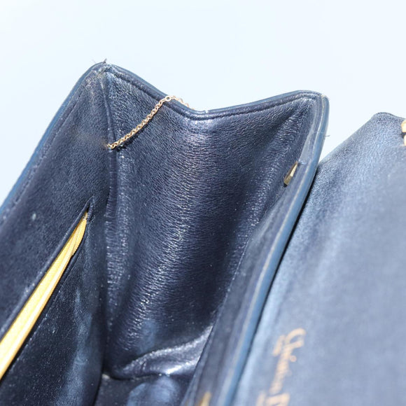 Christian Dior Umhängetasche Leder Schwarz Original 70793