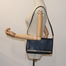 Christian Dior Shoulder Bag Leather Black Auth 70793-22