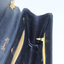 Christian Dior Shoulder Bag Leather Black Auth 70793-20