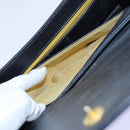 Christian Dior Shoulder Bag Leather Black Auth 70793-12