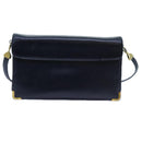 Christian Dior Shoulder Bag Leather Black Auth 70793-2