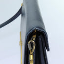 Christian Dior Shoulder Bag Leather Black Auth 70793-4
