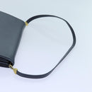 Christian Dior Shoulder Bag Leather Black Auth 70793-14