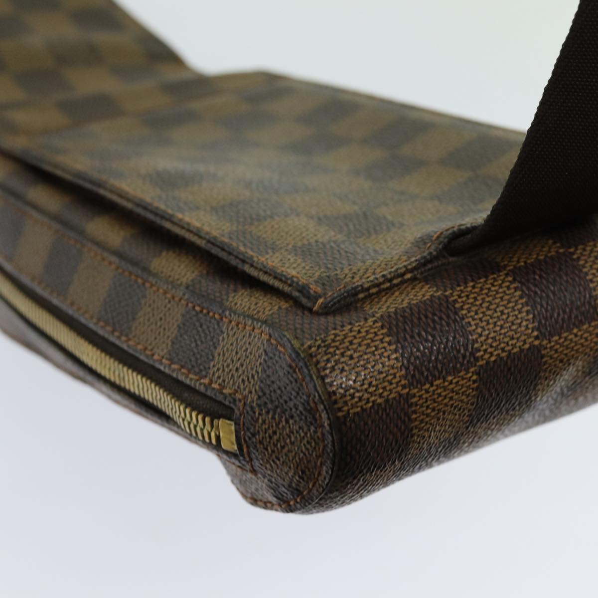 LOUIS VUITTON Damier Ebene Geronimos Shoulder Bag N51994 LV Auth 70799