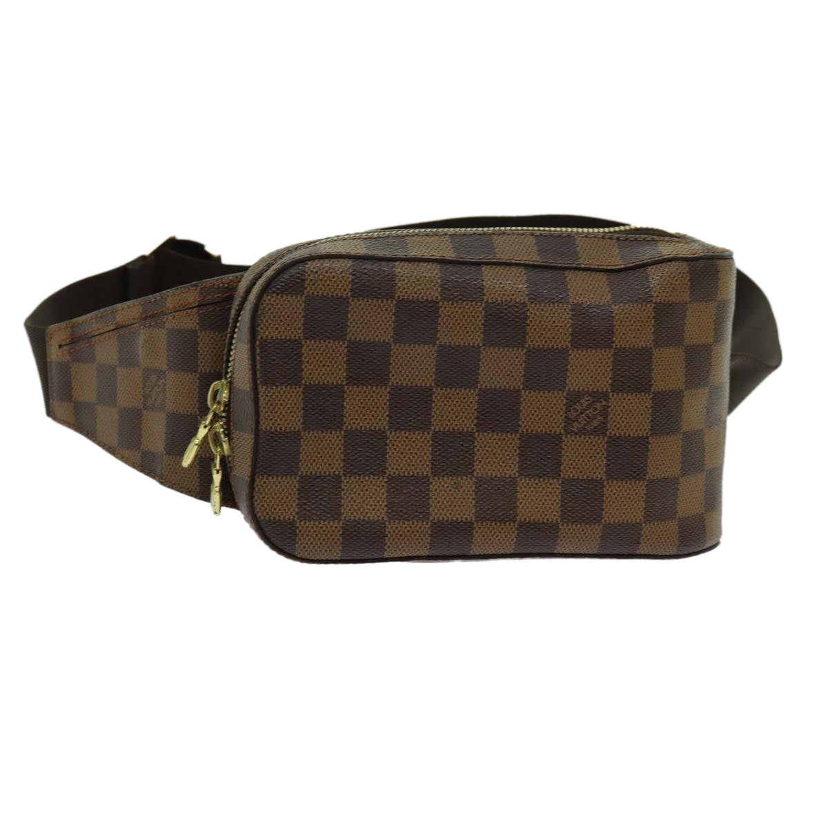 LOUIS VUITTON Damier Ebene Geronimos Shoulder Bag N51994 LV Auth 70799