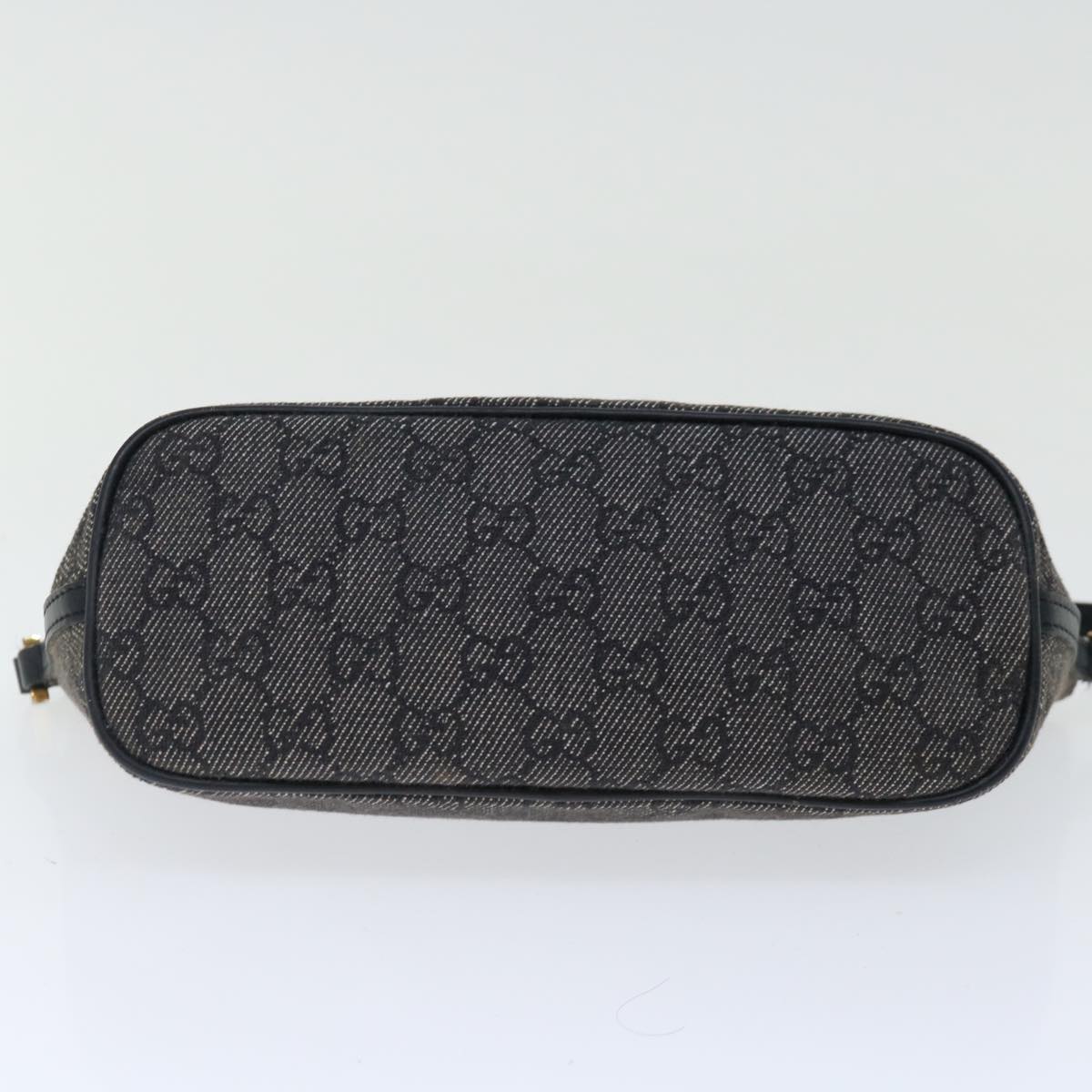 GUCCI GG Canvas Accessory Pouch Black 07198 Auth 70805