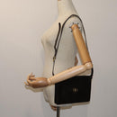 CELINE Shoulder Bag Leather Dark Brown Auth 70813-23