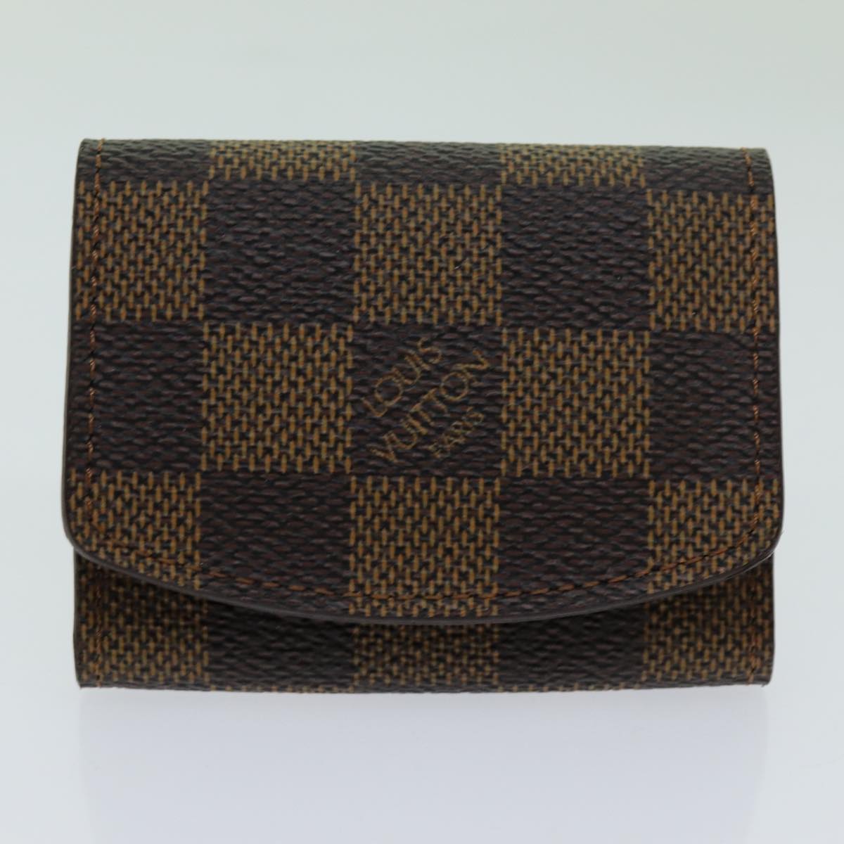 LOUIS VUITTON Damier Ebene Cuff Case Cuffs M30964 LV Auth 70816