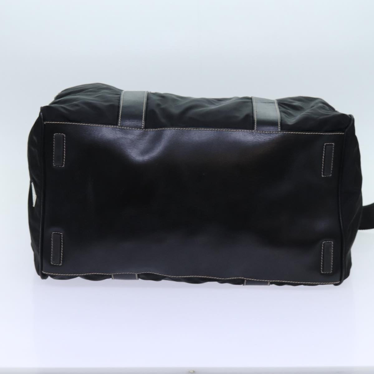 PRADA Boston Bag Nylon 2way Black Auth 70821