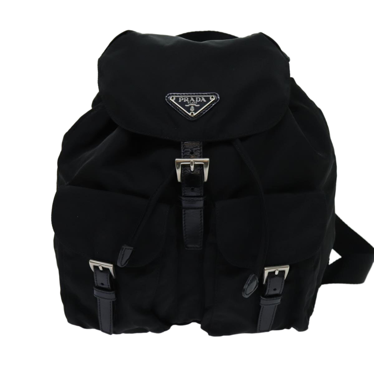 PRADA Backpack Nylon Black Auth 70822 - 0