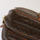 CELINE Macadam Canvas Shoulder Bag PVC Brown Auth 70829-15