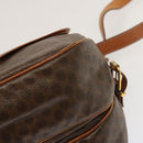 CELINE Macadam Canvas Shoulder Bag PVC Brown Auth 70829-16