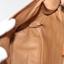 CELINE Macadam Canvas Shoulder Bag PVC Brown Auth 70829-19