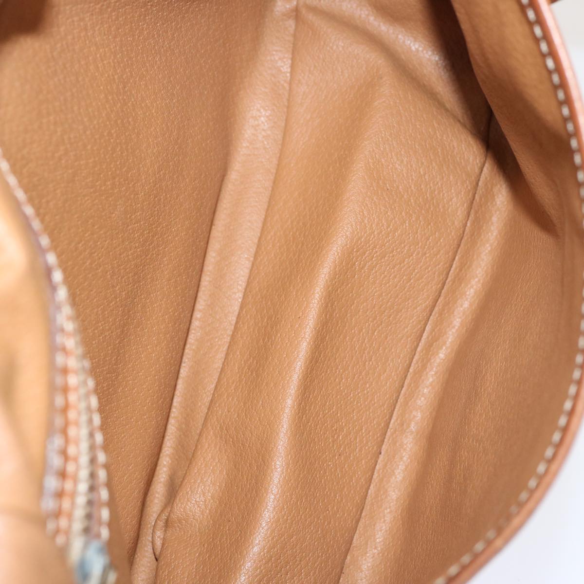 CELINE Macadam Canvas Shoulder Bag PVC Brown Auth 70829