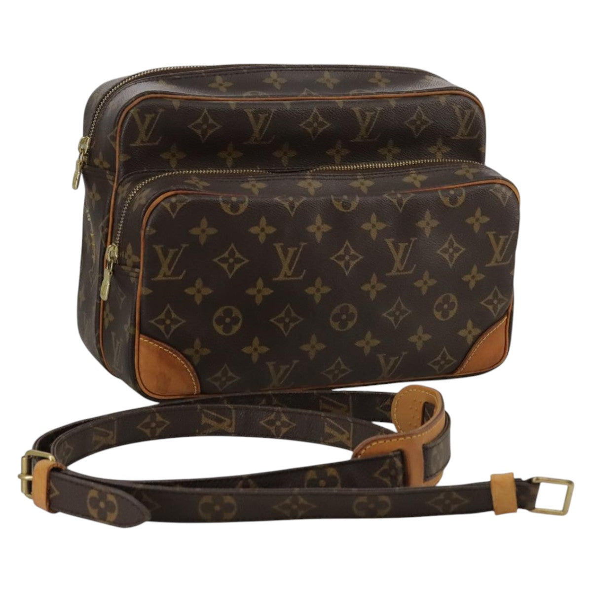 LOUIS VUITTON Monogram Nile Shoulder Bag M45244 LV Auth 70832