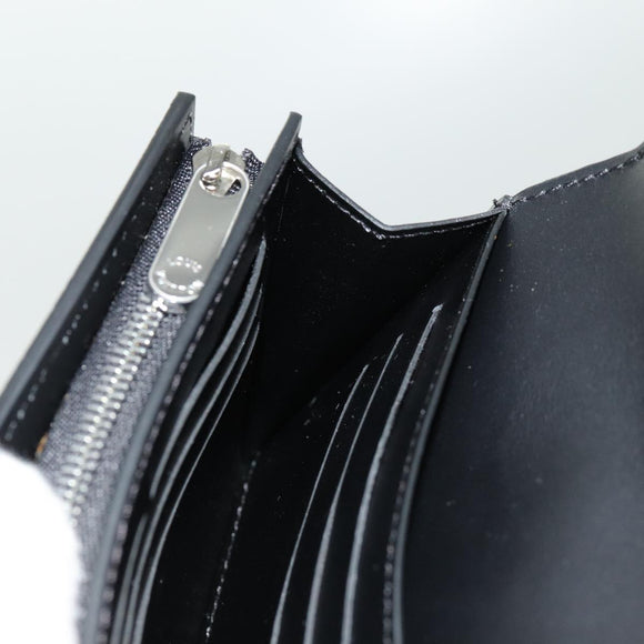 LOUIS VUITTON Mahina Portefeuille Iris Compact Wallet Noir M62540 LV Auth 70838M